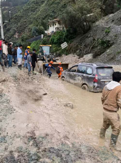 Carreteras siguen bajo presión en San Rafael tras lluvias, según su alcalde
