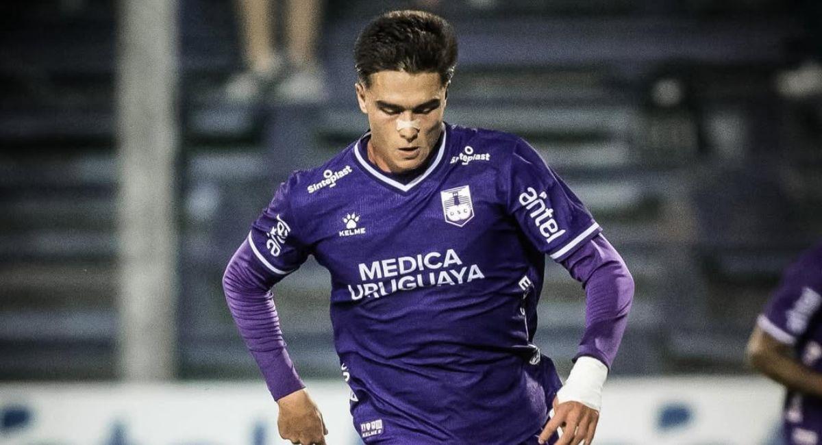 Juan Pablo Goicochea sumó minutos en el triunfo de Defensor Sporting