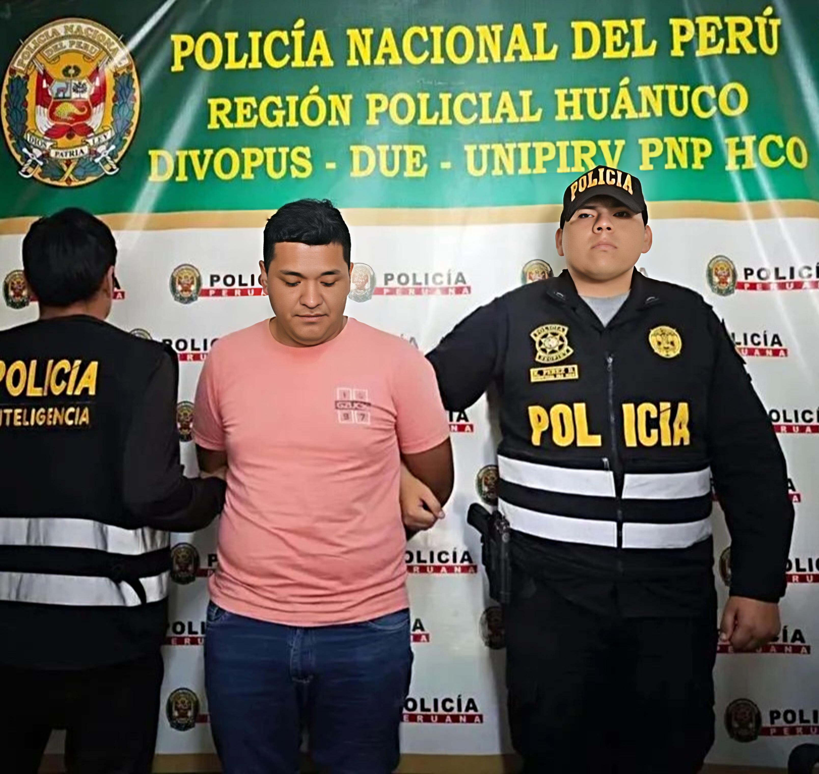 Fiscalía obtiene nueve meses de prisión preventiva contra investigado por presunta extorsión en Huánuco