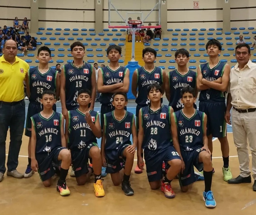 Huánuco gana el título nacional en básquet U14