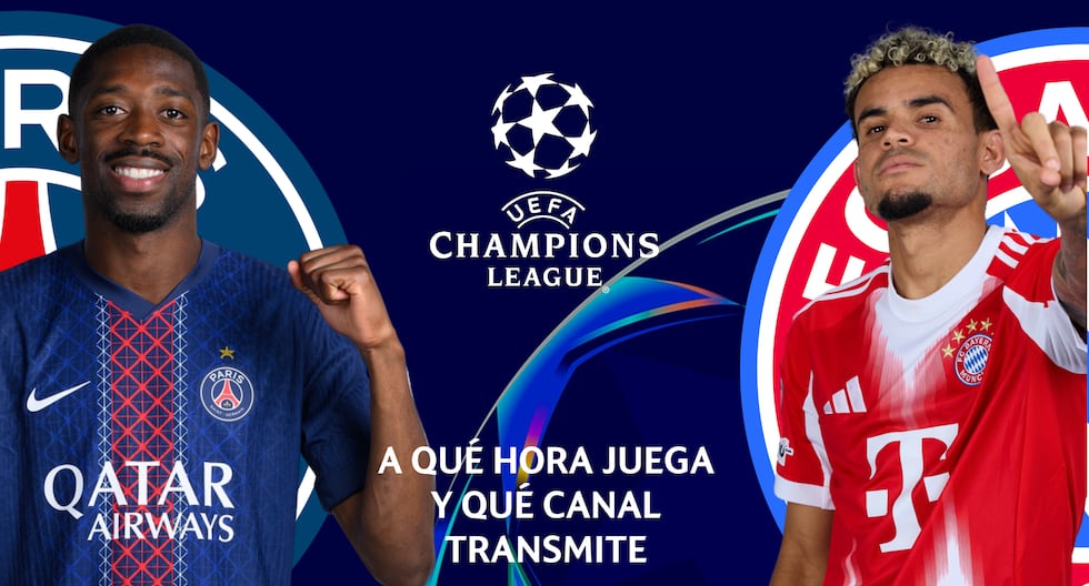 PSG vs Bayern EN VIVO hoy: Horario y canal Champions