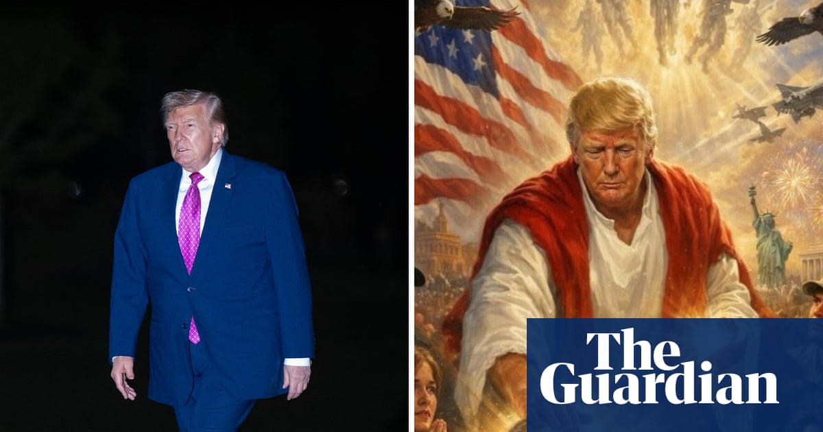 Trump borra imagen generada por IA que lo mostraba como Jesús