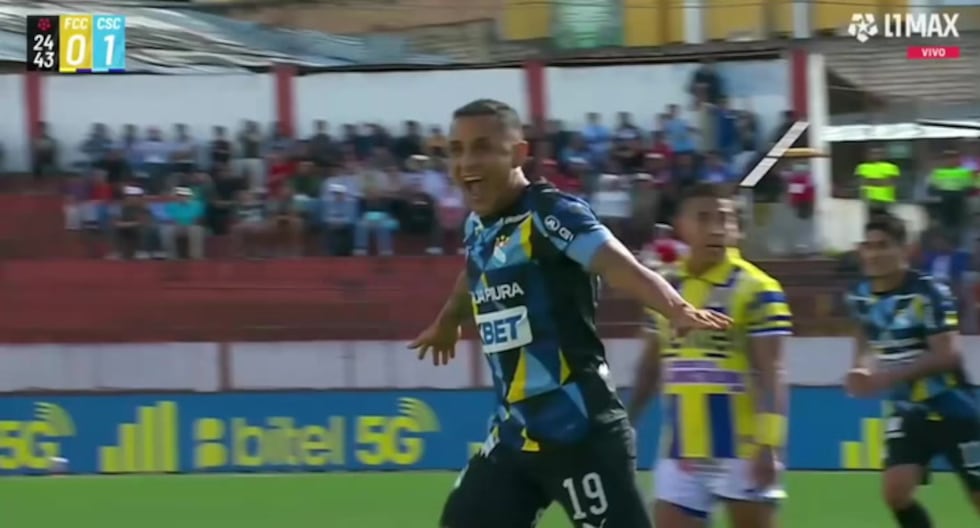 Yoshimar Yotún marca golazo: Sporting Cristal 1-0 FC Cajamarca
