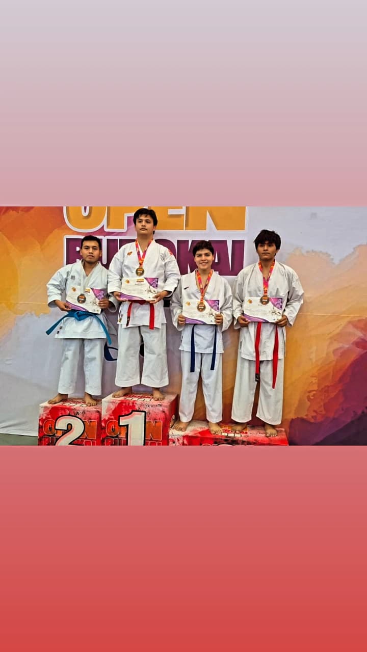 Karateca huanuqueño destaca en torneo internacional y apunta a nuevos retos