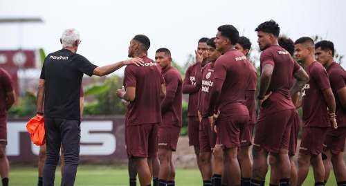 Héctor Cúper ya mete mano en Universitario: su primer entrenamiento