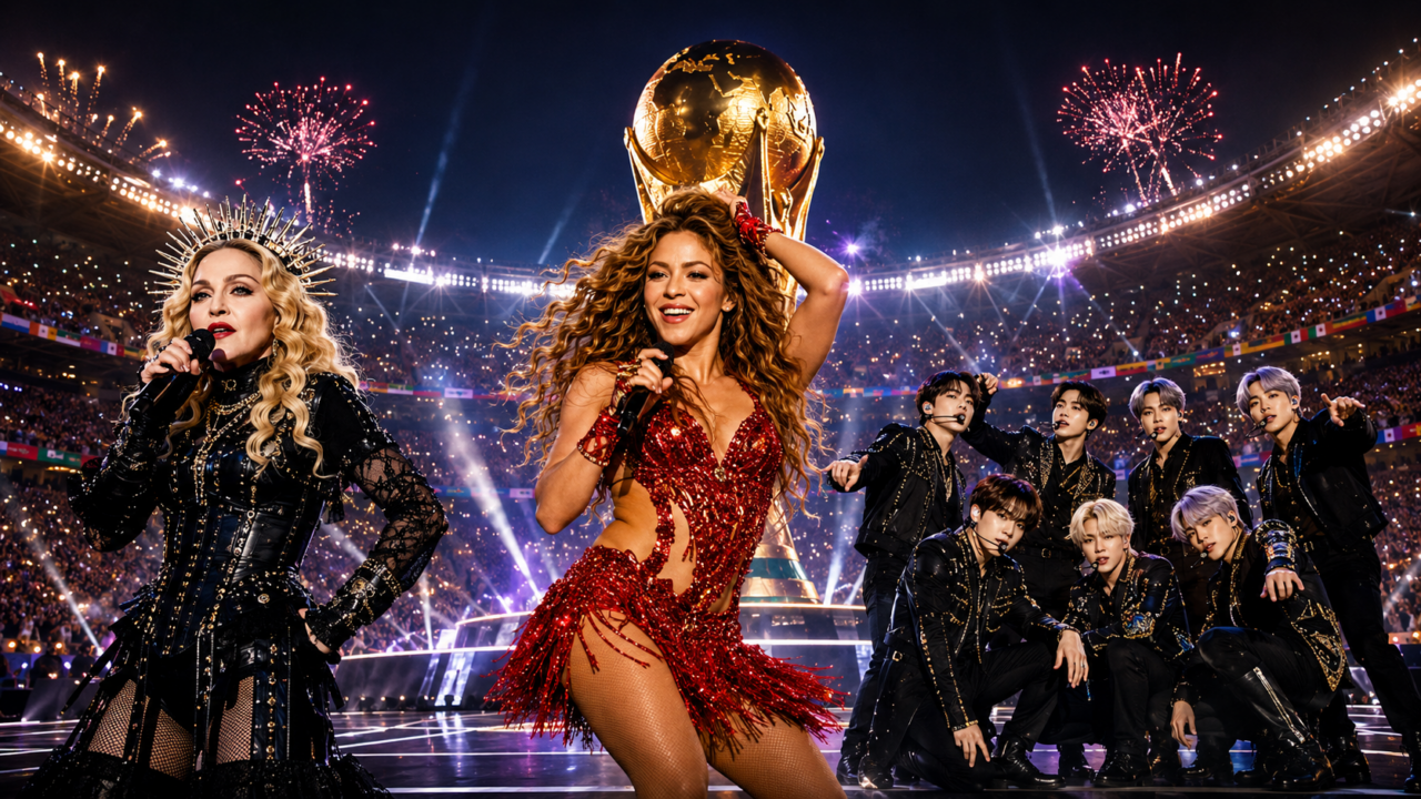 Madonna, Shakira y BTS estarán en el escenario del Mundial de 2026