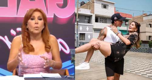 Laura Spoya enfrenta críticas de Magaly en un streaming después de una gaffe con un producto de belleza.