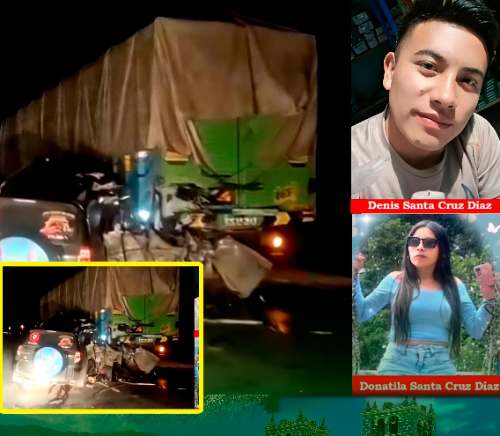 Hermanos de Margos mueren en choque contra camión en la vía Huayllay-Canta