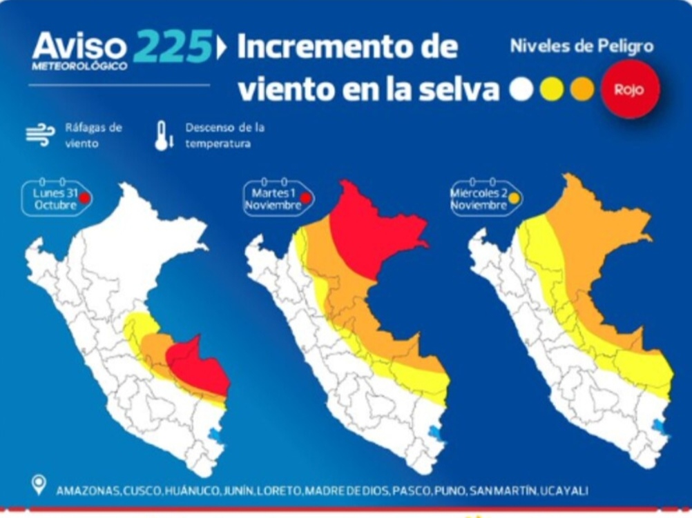 Lluvias y deslizamientos mantienen en alerta a regiones de sierra y selva