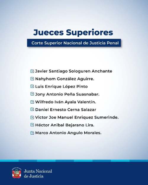 Huánuco celebra designación de nuevos jueces superiores en la justicia penal nacional