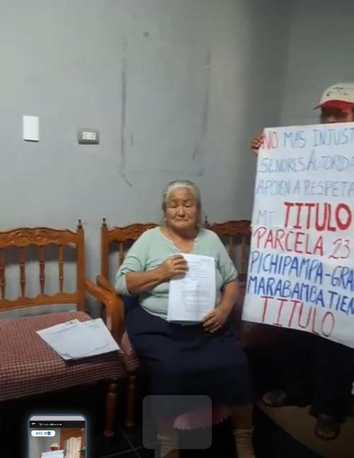 Caso Marabamba: Litigio por tierras enfrenta a titulada de 1987 con denunciantes ante el PJ