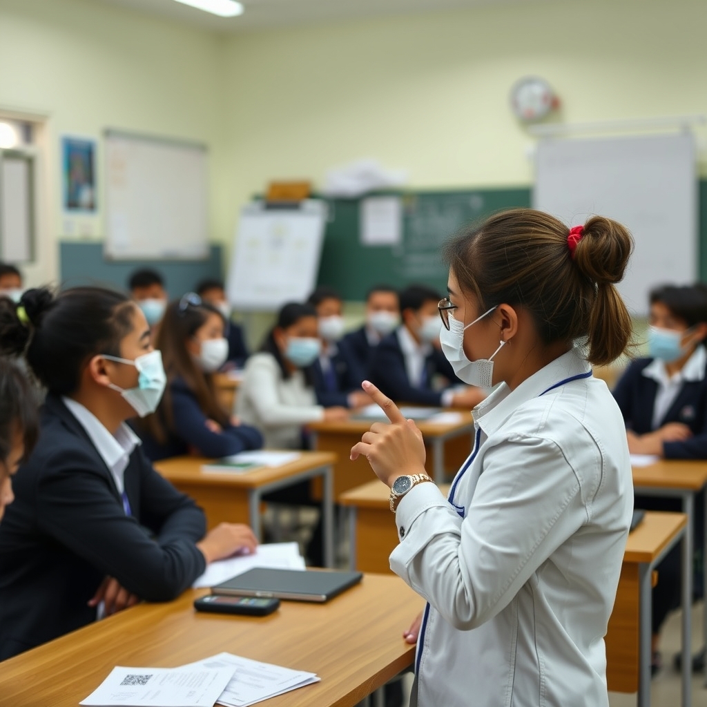 Colegio de Aplicación de la UNHEVAL implementa carnés con QR para controlar ingreso