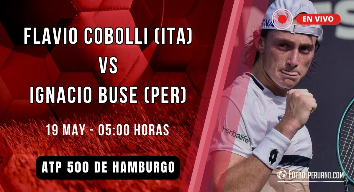 ATP Hamburgo 2026: Ignacio Buse en vivo, sigue al peruano
