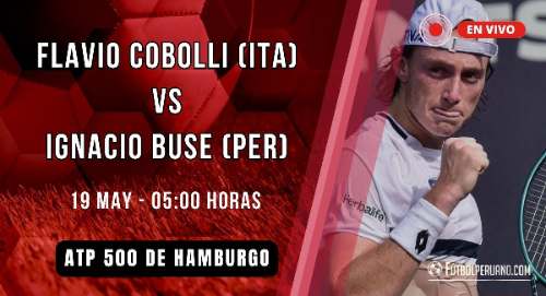 ATP Hamburgo 2026: Ignacio Buse en vivo, sigue al peruano