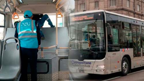 Un usuario del Metropolitano se hace viral después de quedarse dormido en el vagón