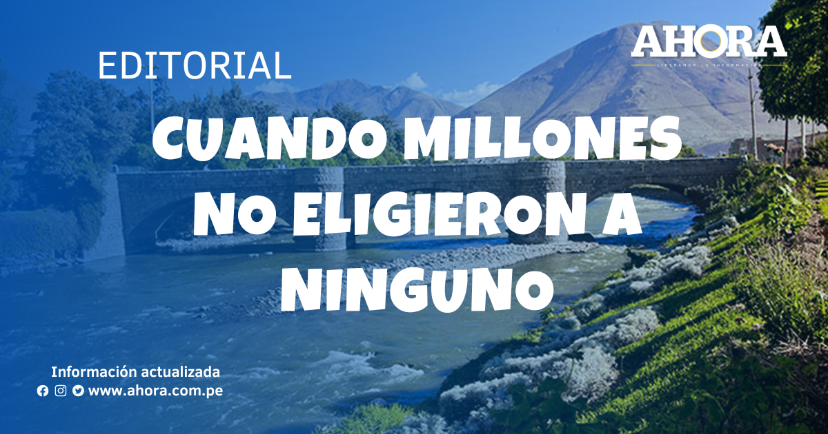 Cuando millones no eligieron a ninguno