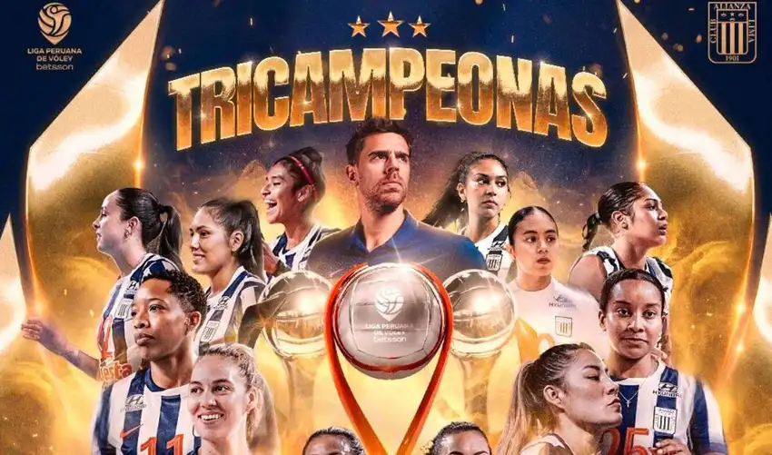 Alianza Lima logra tricampeonato histórico