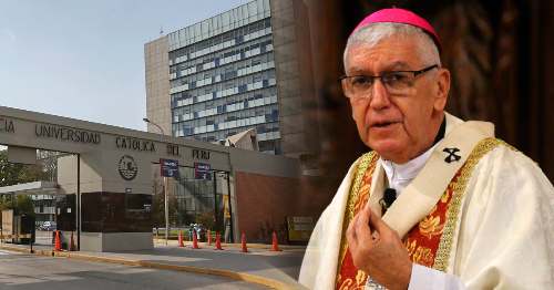 Cardenal Castillo respalda protesta estudiantil en la PUCP y reclama reevaluación de pensiones