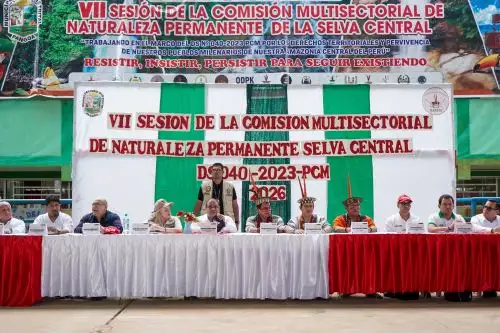Gobierno anuncia 110 intervenciones para comunidades nativas de la Selva Central en 2026