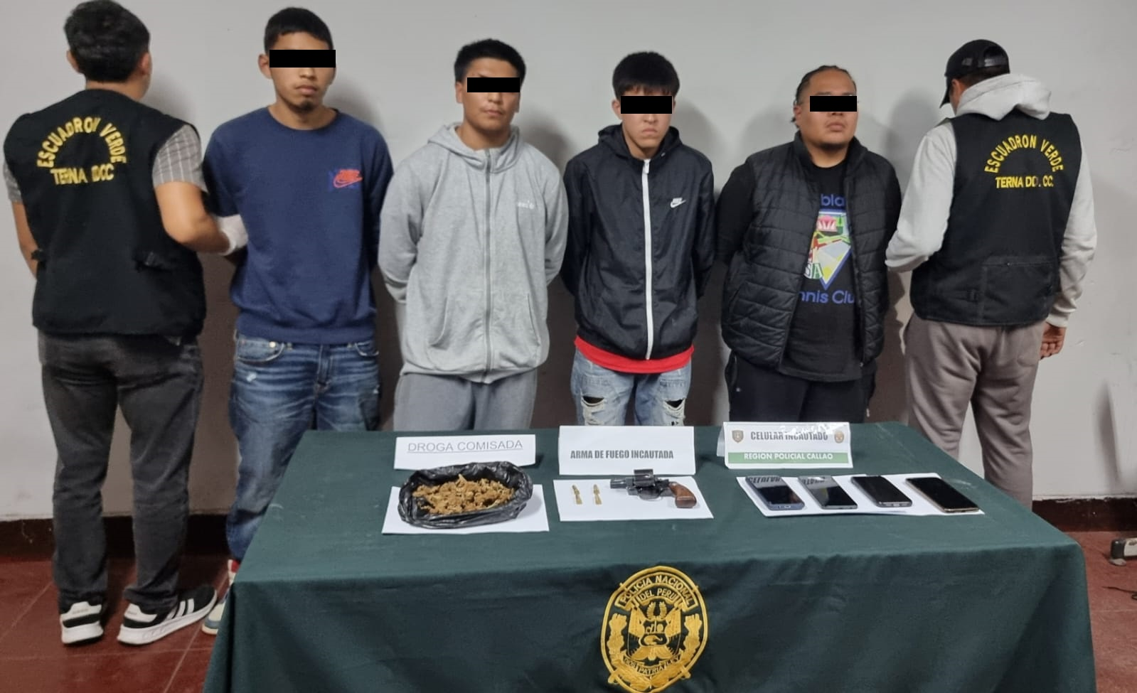 La policía desarticula cinco bandas en el Callao durante estado de emergencia