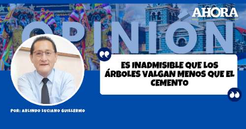 ES INADMISIBLE QUE LOS ÁRBOLES VALGAN MENOS QUE EL CEMENTO