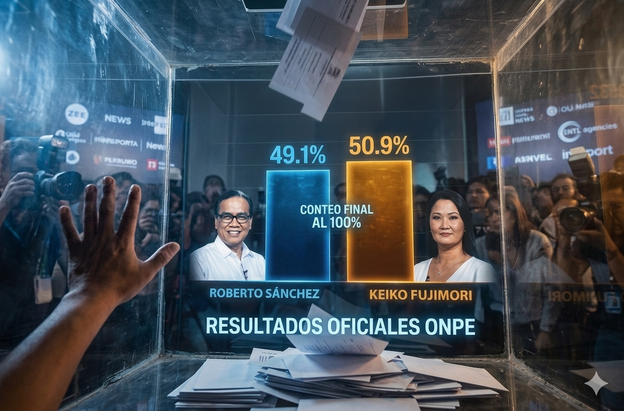 Perú espera resultado histórico en una de las elecciones más reñidas de su historia