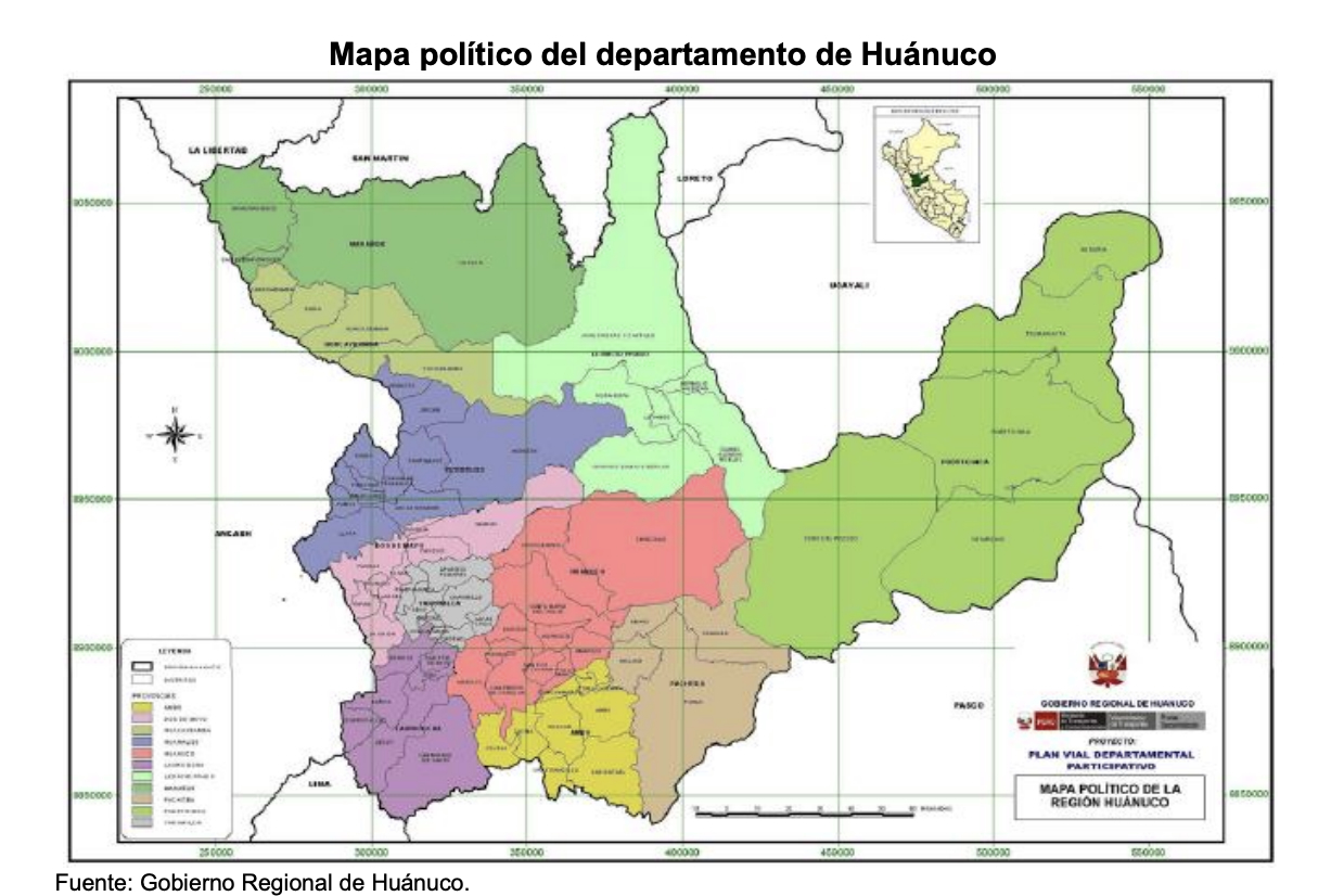 Huánuco avanza en delimitación territorial, pero mantiene zonas sensibles con Pasco y consultas para 2027