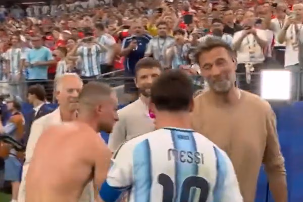 Klopp y Müller saludan a Messi tras el triunfo de Argentina en el Mundial 2026