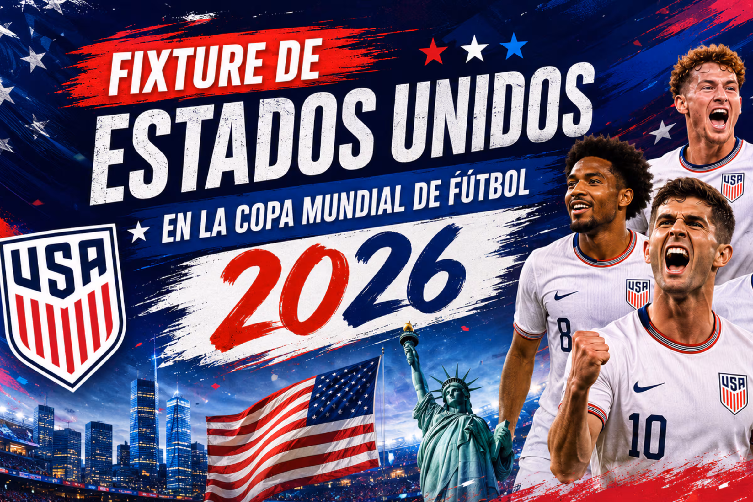 Mundial 2026: fixture de Estados Unidos, rivales, horarios y sedes en la fase de grupos