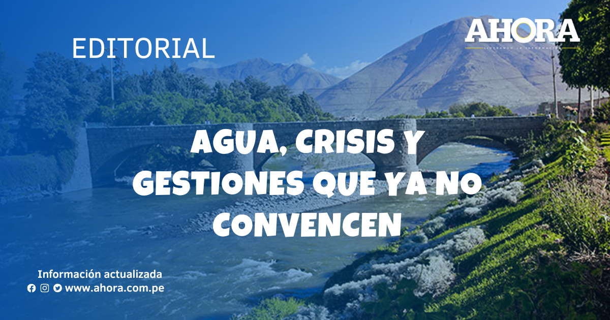 Agua, crisis y gestiones que ya no convencen