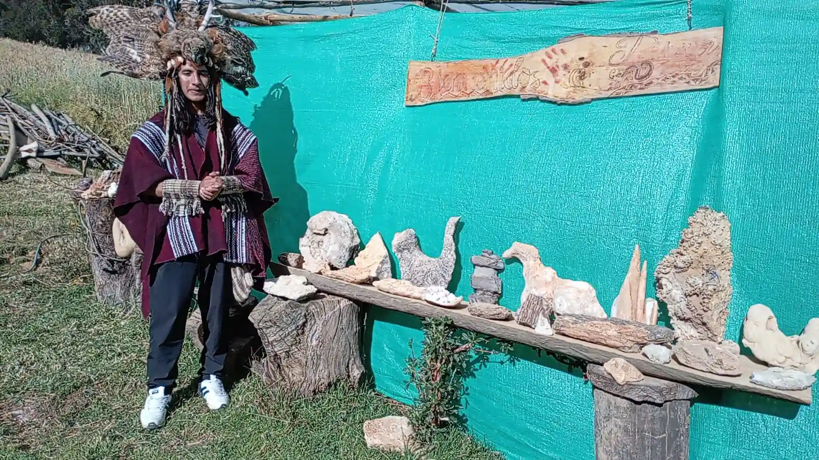 Joven de Llata abre museo comunitario para resguardar fósiles y cerámicas de Huamalíes