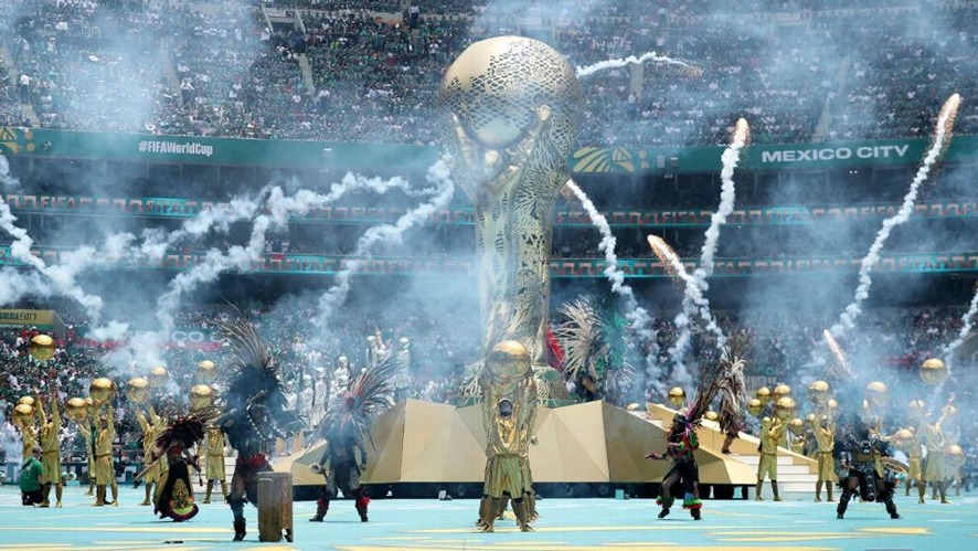 El Mundial abrió con espectáculo