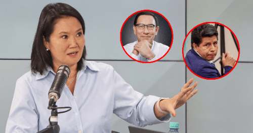 Keiko Fujimori anuncia evaluación de indulto para Castillo, Vizcarra y otros expresidentes presos