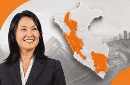 Keiko Fujimori obtiene mayoría en regiones del Perú