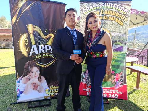 Anita Santivañez lleva “Arpa en mano” a Huánuco en su primera grabación regional