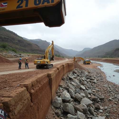 Chosica refuerza dique de contención en quebrada Vizcachera ante El Niño 2026-2027