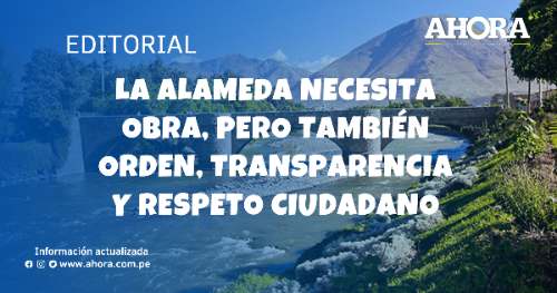 La Alameda necesita obra, pero también orden, transparencia y respeto ciudadano