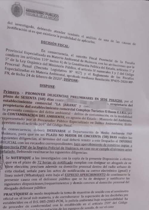 Fiscalía investiga a “La Jarana” y “El Boom” por presunta contaminación sonora