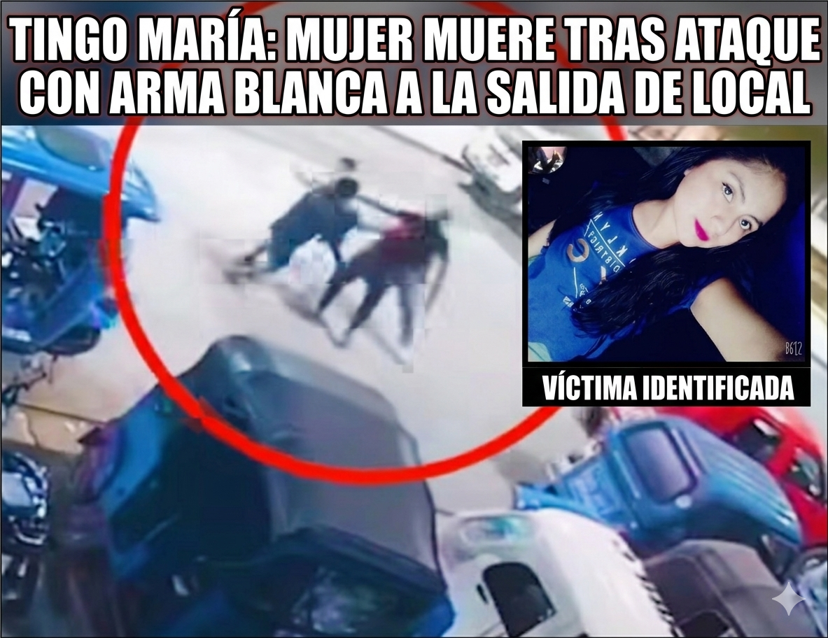 Mujer muere tras ataque con arma blanca a la salida de local en Tingo María