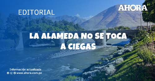 La Alameda no se toca a ciegas