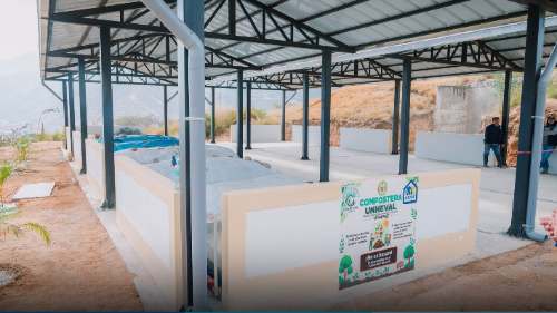 Unheval inaugura compostera y abre debate sobre proyectos pendientes