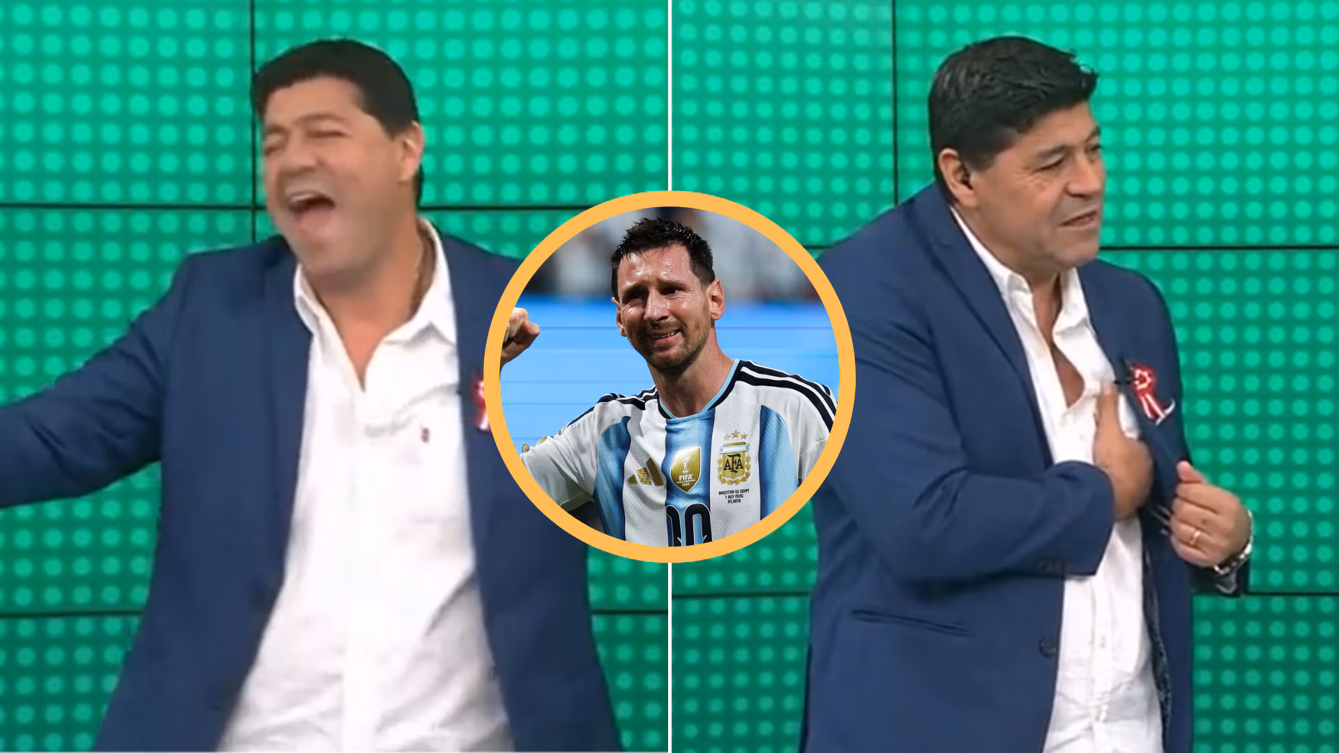 Sergio 'Checho' Ibarra bailó y bromeó con ir al cardiólogo tras clasificación de Argentina