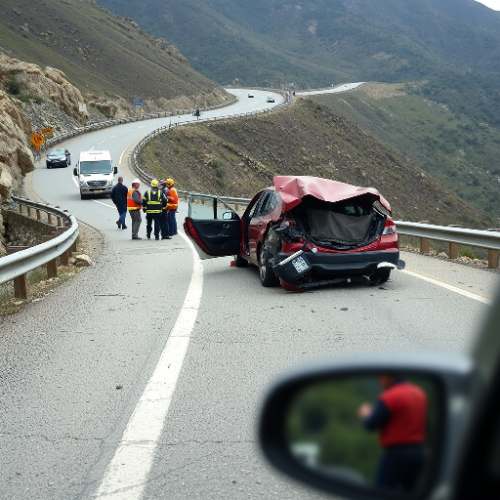Choque frontal en Carretera Central deja conductor herido en Ollusca, Parco