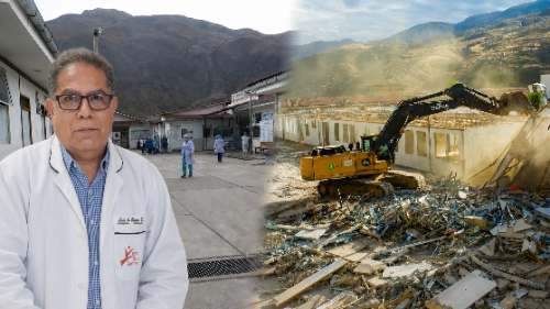 Colocan primera piedra del hospital oncológico sin expediente técnico concluido