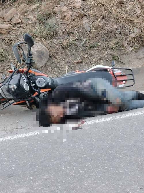 Joven queda gravemente herido tras accidente en la vía Ambo–San Rafael