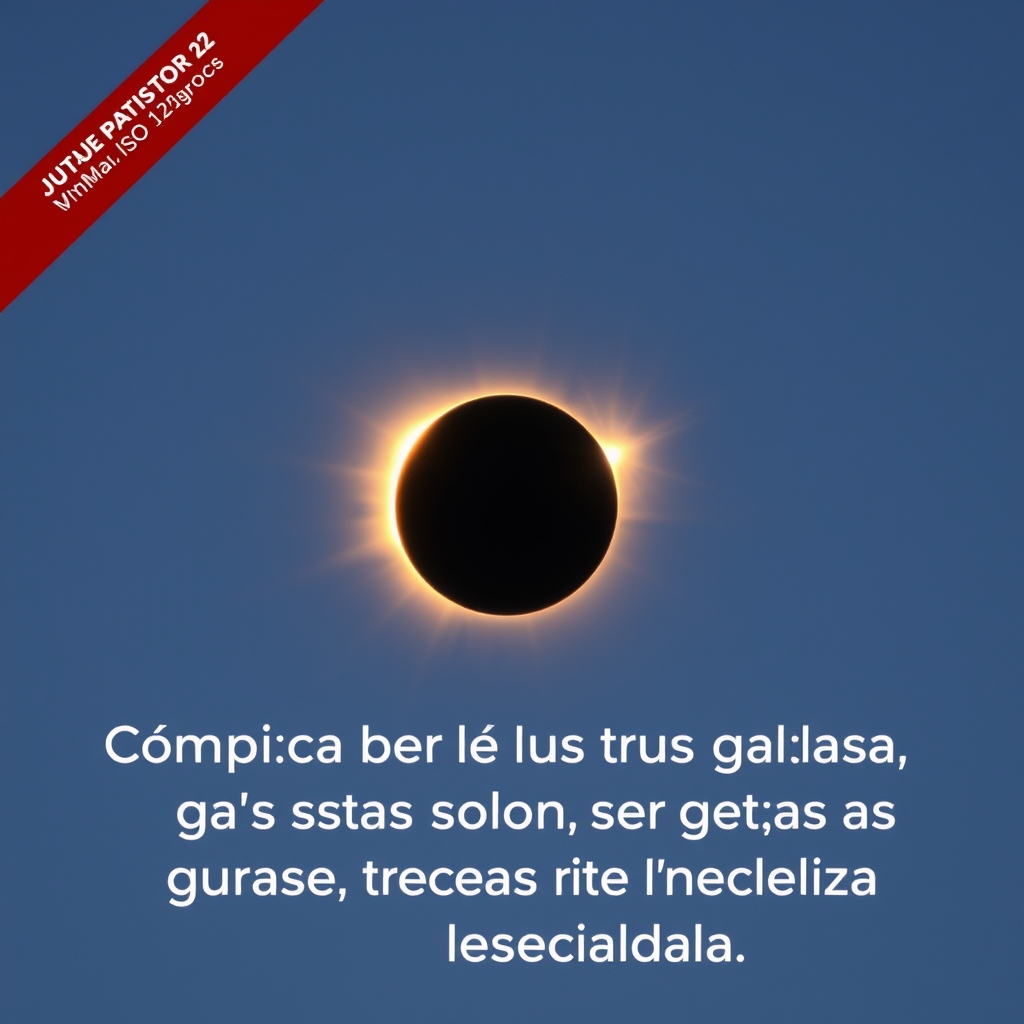 ¿Cómo saber si tus gafas para el eclipse son seguras? La norma ISO 12312-2 es clave