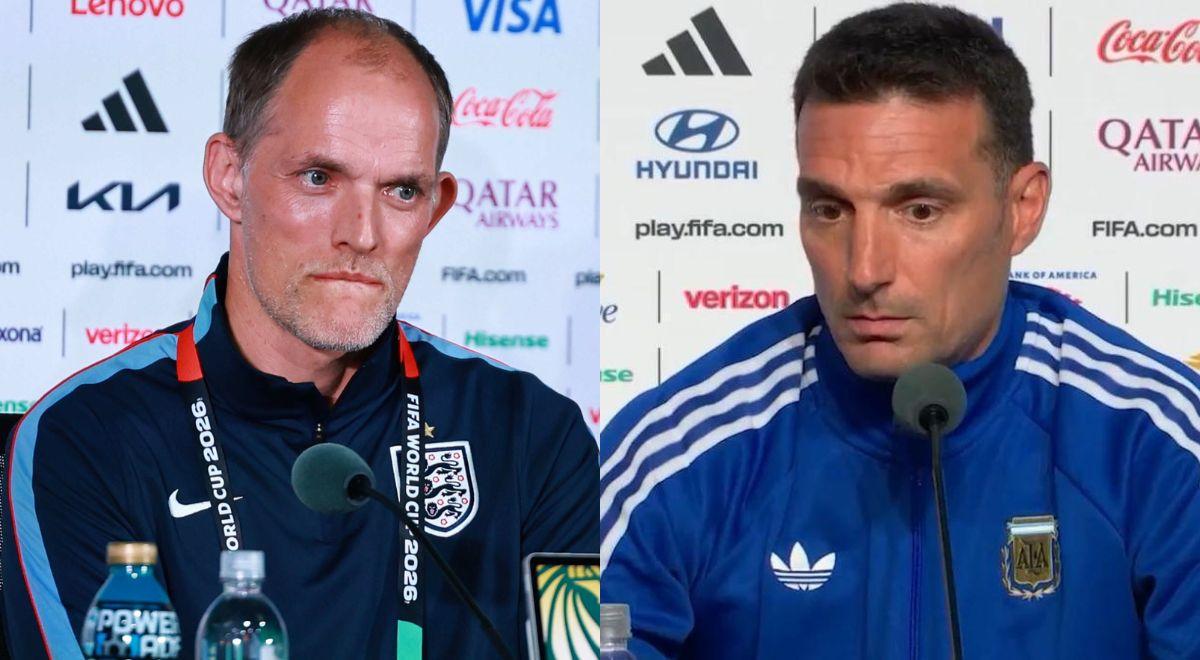 Scaloni y Tuchel coinciden: Argentina vs Inglaterra debe centrarse en lo futbolístico