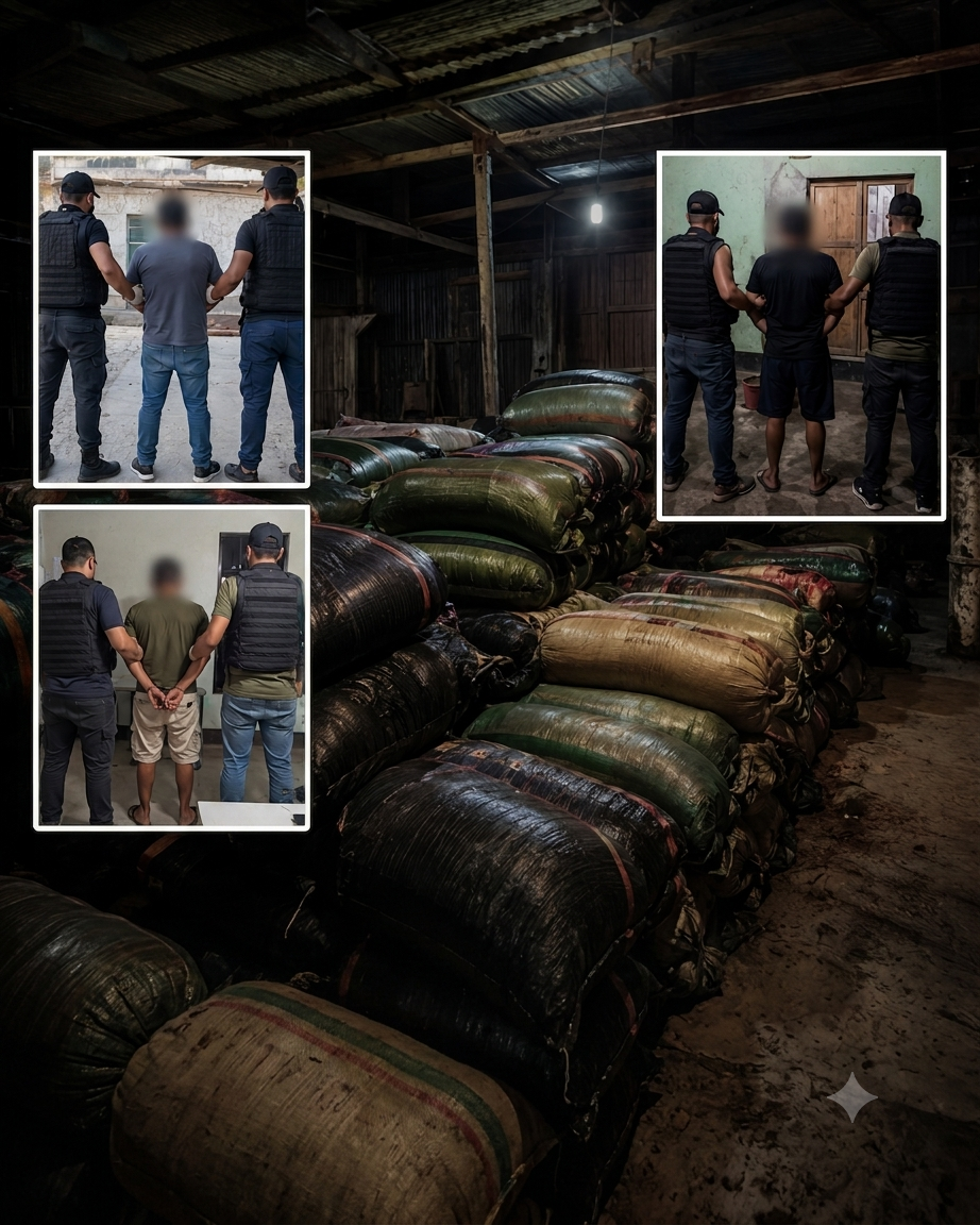 Tras más de dos años, caen presuntos autores de millonario robo de cacao en Carpish