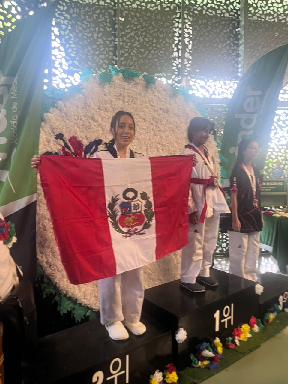 Taekwondistas huanuqueños brillan en Colombia