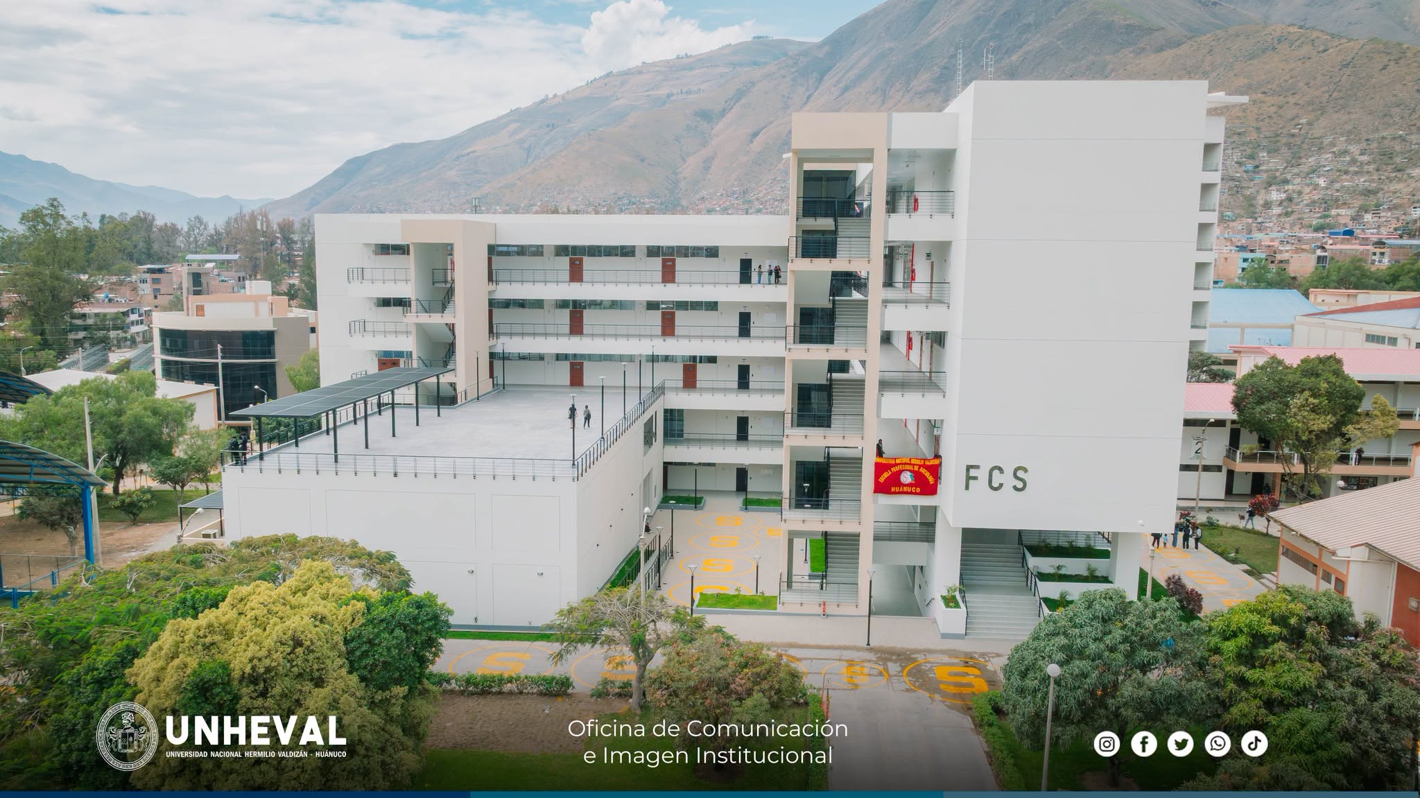 UNHEVAL inaugura moderno pabellón de Ciencias Sociales